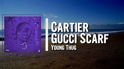 gucci carf genis|cartier gucci scarf young thug.